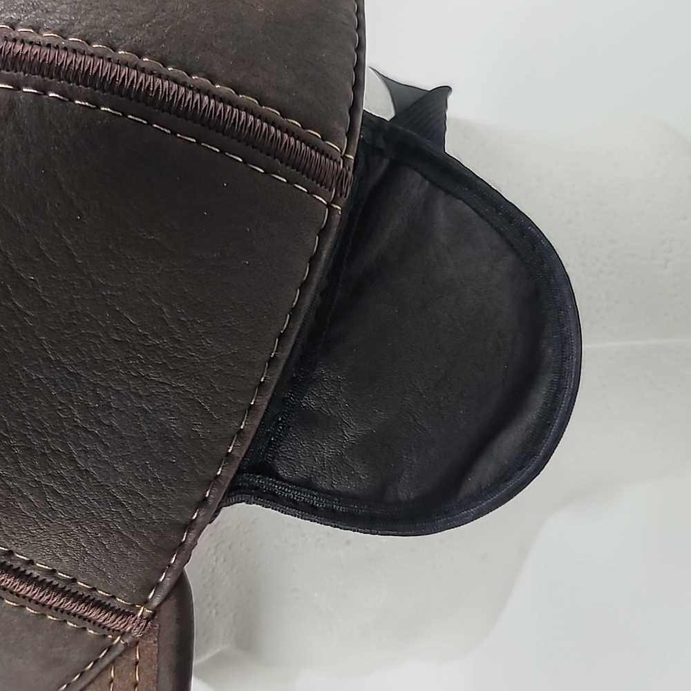 PRETENDER UK ALLSEASON LEATHER CAP W/ EAR FLAPS - Picture 6 of 7